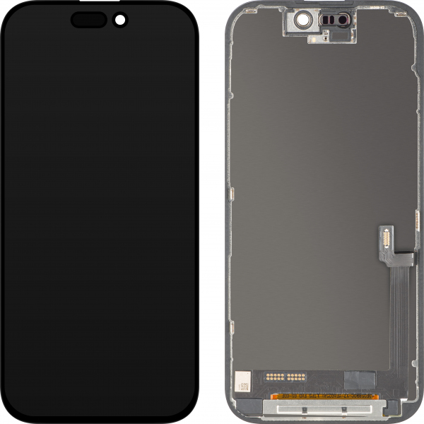 Display cu Touchscreen ZY pentru Apple iPhone 17, cu Rama, Versiune LCD In-Cell IC Movable, Negru