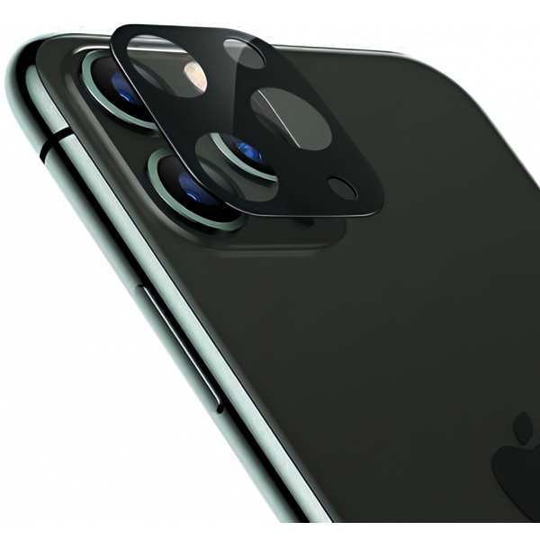 Folie de protectie Camera Spate XO Design 3D pentru Apple iPhone 12 Pro, Sticla Securizata, Neagra
