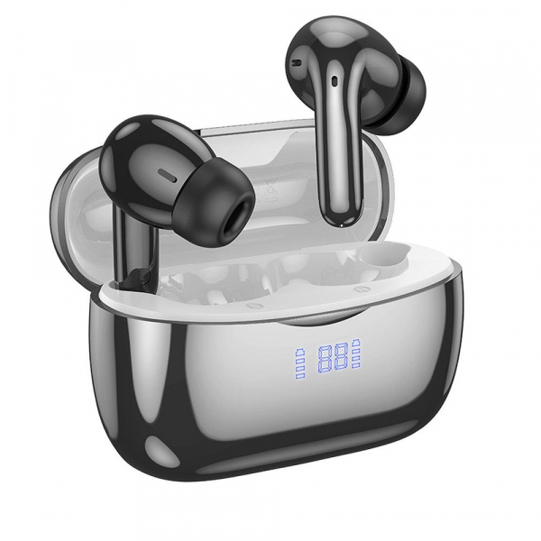 Handsfree Bluetooth HOCO EQ16, TWS, ANC, Negru