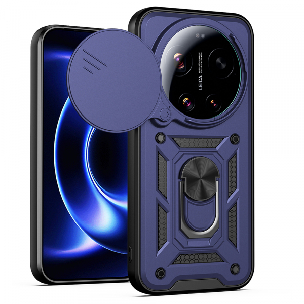 Husa pentru Xiaomi 17 Ultra, Techsuit, CamShield, Albastra
