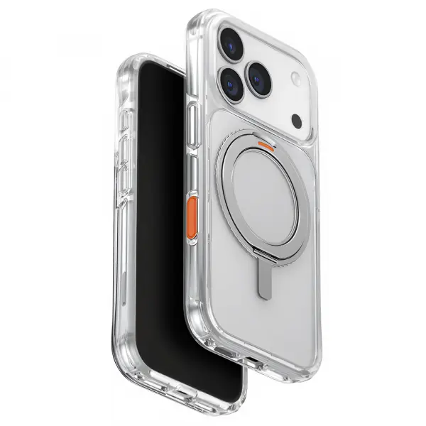 Husa pentru Apple iPhone 17 Pro, UNIQ, Swivix, Argintie
