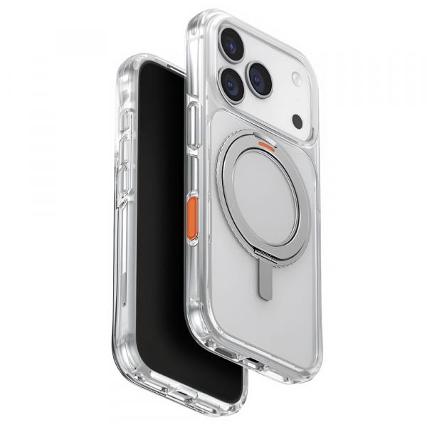 Husa pentru Apple iPhone 17 Pro, UNIQ, Swivix, Argintie