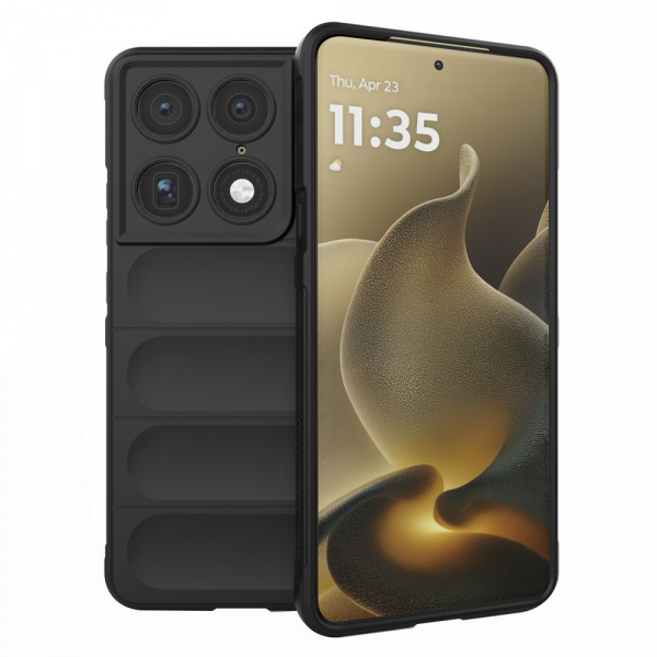 Husa pentru Motorola Edge 70 Ultra / Signature, Techsuit, Magic Shield, Neagra