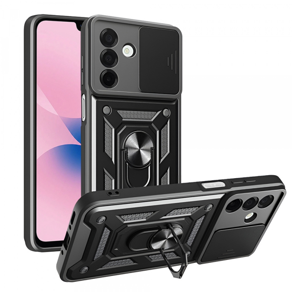 Husa pentru Samsung Galaxy A27 5G, Techsuit, CamShield, Neagra