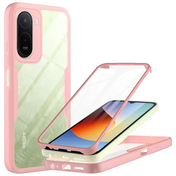 Husa pentru Xiaomi Redmi A7 Pro 4G, Techsuit, ColorVerse 360, Roz