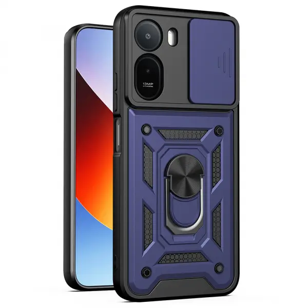 Husa pentru Xiaomi Redmi A7 Pro 4G, Techsuit, CamShield, Albastra