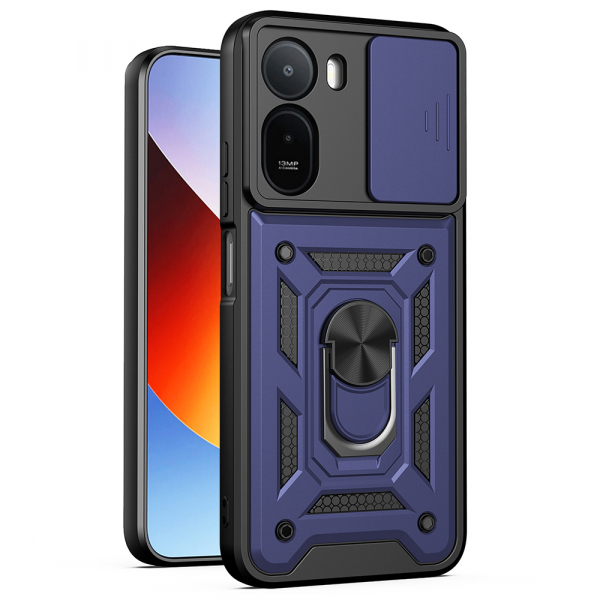 Husa pentru Xiaomi Redmi A7 Pro 4G, Techsuit, CamShield, Albastra