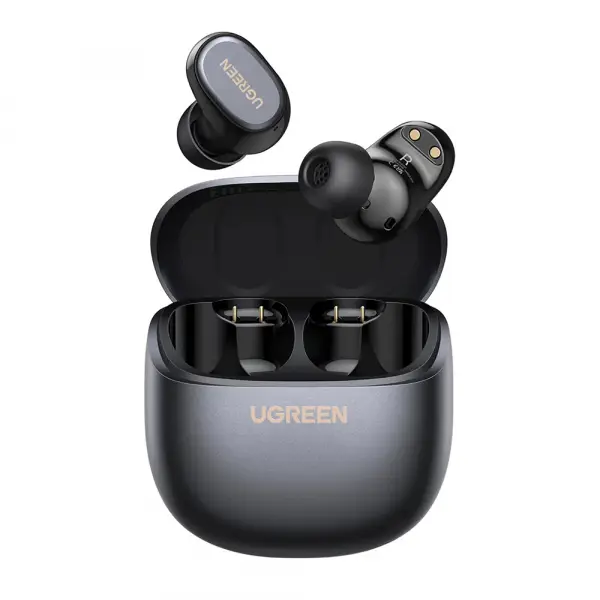 Handsfree Bluetooth UGREEN Dots (75628), TWS, MultiPoint, Negru