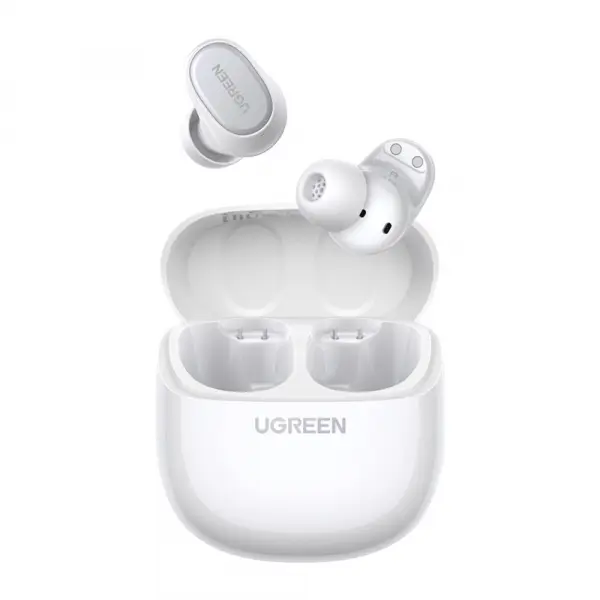 Handsfree Bluetooth UGREEN Dots (75627), TWS, MultiPoint, Alb
