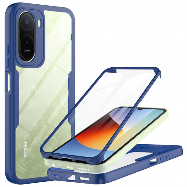 Husa pentru Xiaomi Redmi A7 Pro 4G, Techsuit, ColorVerse 360, Albastra