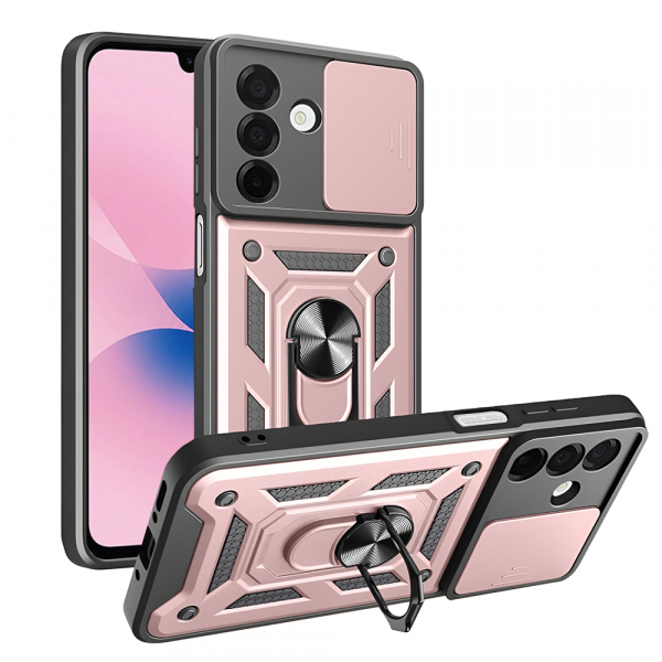 Husa pentru Samsung Galaxy A27 5G, Techsuit, CamShield, Roz Aurie