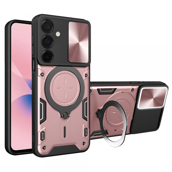 Husa pentru Samsung Galaxy A27 5G, Techsuit, CamGuard Pro, Roz Aurie