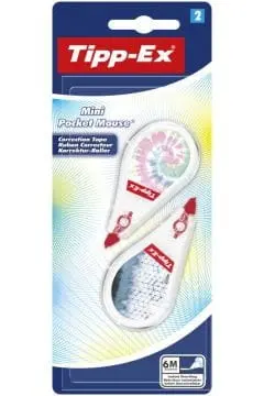 Banda corectoare Tipp-Ex Mini Pocket Mouse Decors, 2 bucati