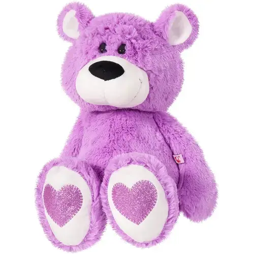 Jucarie de plus Stip, Ursuletul Andry, violet, 45 cm