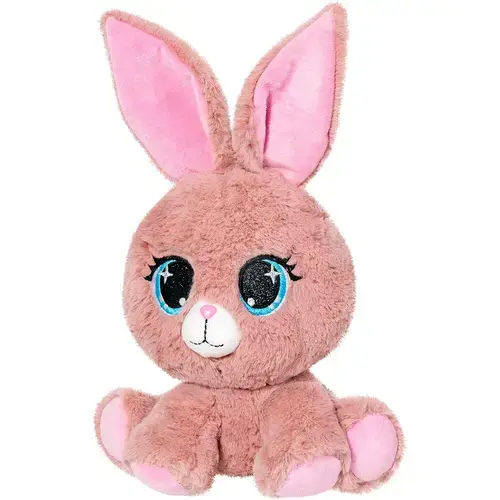 Jucarie de plus Stip - Iepuras Mila, 25 cm, Roz