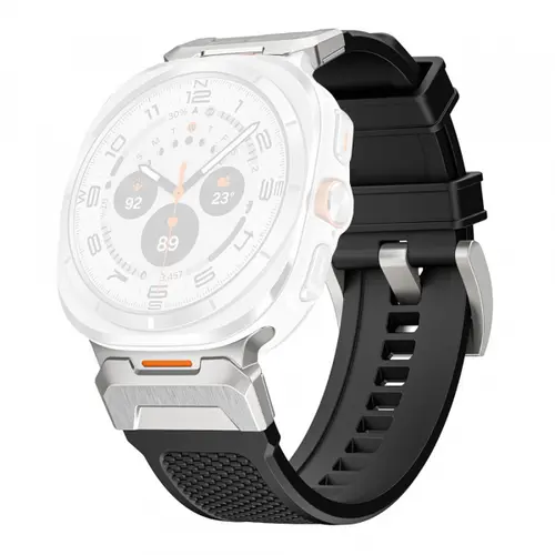 Curea Techsuit W068 pentru Samsung Galaxy Watch Ultra, Negru