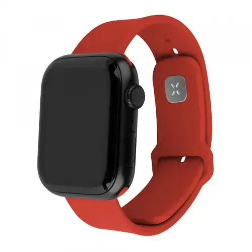 Curea Fixed Silicone Sporty pentru Apple Watch 49mm / 46mm / 45mm / 44mm / 42mm Series, Rosu