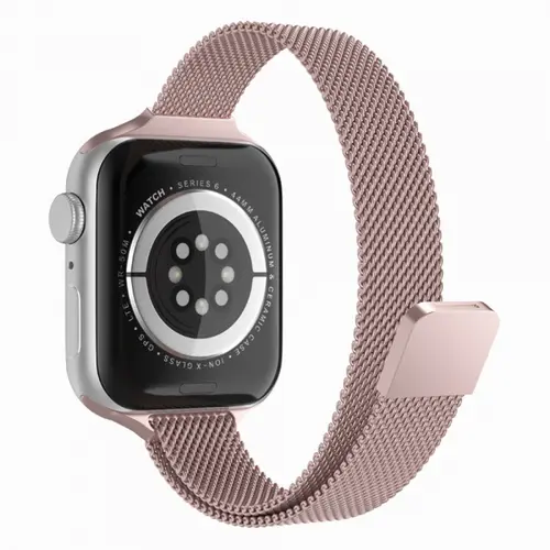 Curea Techsuit W034 pentru Apple Watch 49mm / 46mm / 45mm / 44mm / 42mm Series, Roz