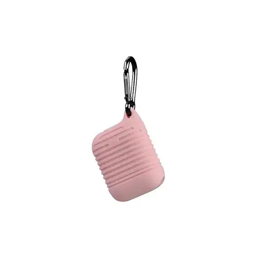 Husa Lemontti Protective Case compatibila cu Airpods Generation 1/2, cu breloc, Roz