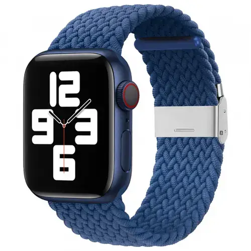 Curea Techsuit W032 pentru Apple Watch 42mm / 41mm / 40mm / 38mm Series, Albastru
