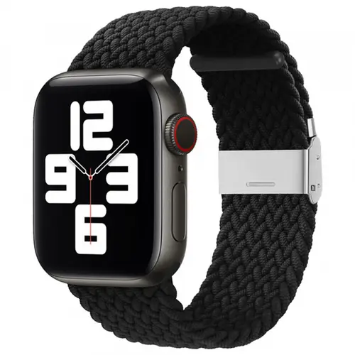 Curea Techsuit W032 pentru Apple Watch 42mm / 41mm / 40mm / 38mm Series, Negru