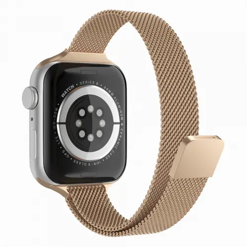Curea Techsuit W034 pentru Apple Watch 42mm / 41mm / 40mm / 38mm Series, Auriu