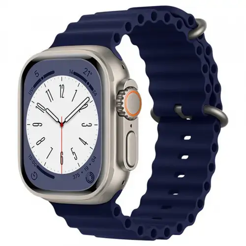Curea Techsuit W038 pentru Apple Watch 42mm / 41mm / 40mm / 38mm Series, Albastru