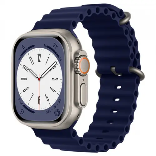 Curea Techsuit W038 pentru Apple Watch 42mm / 41mm / 40mm / 38mm Series, Albastru