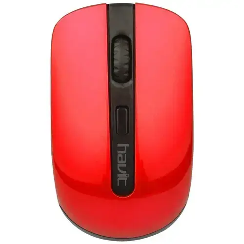 Mouse Wireless Havit MS989GT, 2.4GHz, 800-1600DPI (Negru/Rosu)