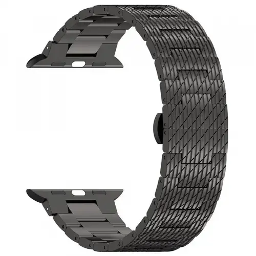 Curea Techsuit W052 pentru Apple Watch 42mm / 41mm / 40mm / 38mm Series, Negru