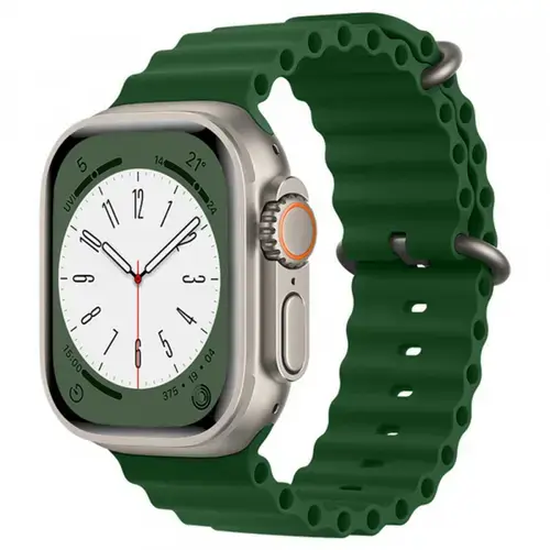 Curea Techsuit W038 pentru Apple Watch 42mm / 41mm / 40mm / 38mm Series, Verde