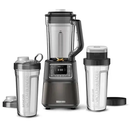 Blender cu mixare in vid Sencor S-SBU7878BK, 1500 W, 28000 RPM, 7 Programe (Negru)