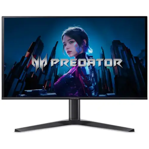 Monitor Gaming QD-OLED Acer Predator 26.5inch X27UX1b, QHD (2560 x 1440), HDMI, DisplayPort, Boxe, 240 Hz, 0.03 ms (Negru)