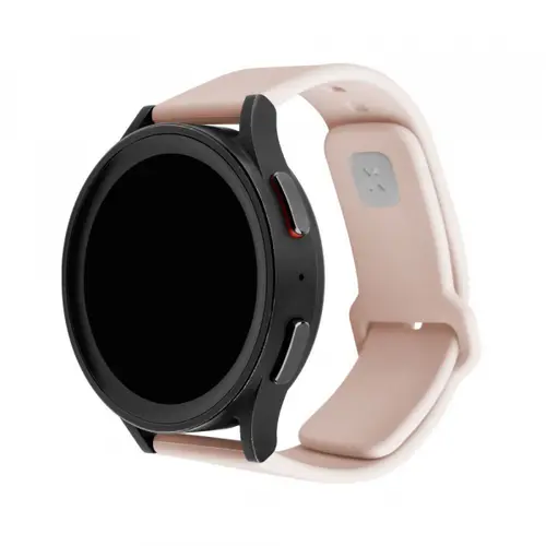 Curea Fixed Silicone Sporty pentru Samsung Galaxy Watch / Huawei Watch Series, 20mm, Roz