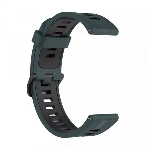 Curea Techsuit W002 pentru Samsung Galaxy Watch / Huawei Watch Series, 20mm, Verde