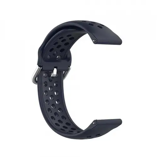 Curea Techsuit W004 pentru Samsung Galaxy Watch / Huawei Watch Series, 20mm, Albastru
