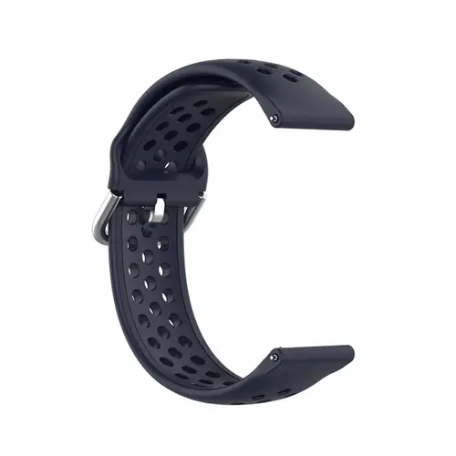 Curea Techsuit W004 pentru Samsung Galaxy Watch / Huawei Watch Series, 20mm, Albastru