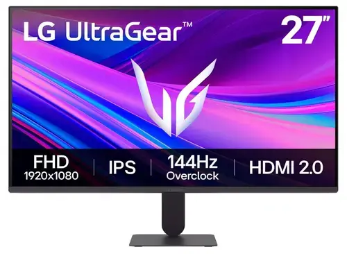 Monitor Gaming IPS LED LG 27inch UltraGear™ 27G411A-B, Full HD (1920 x 1080), HDMI, DisplayPort, 144 Hz, 5 ms (Negru)