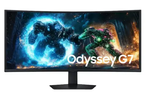 Monitor Gaming VA LED Samsung 40inch LS40FG750EUXEN, WUHD (5120 x 2160), HDMI, DisplayPort, Ecran curbat, 180 Hz, 1 ms (Negru)