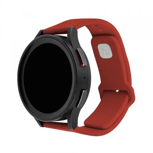 Curea Fixed Silicone Sporty pentru Huawei Watch / Xiaomi Watch Series, 22mm, Rosu