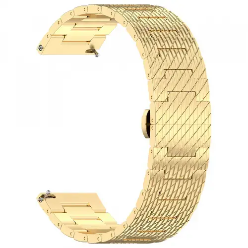 Curea Techsuit W052 pentru Huawei Watch / Xiaomi Watch Series, 22mm, Auriu