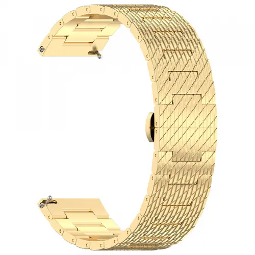 Curea Techsuit W052 pentru Huawei Watch / Xiaomi Watch Series, 22mm, Auriu