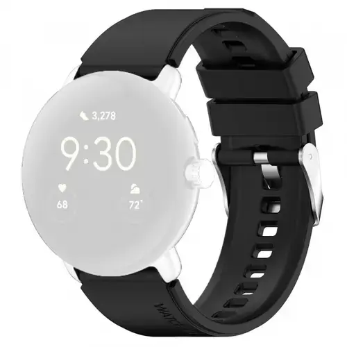 Curea Techsuit W026 pentru Huawei Watch / Xiaomi Watch Series, 22mm, Negru