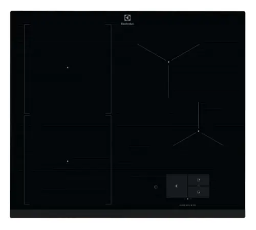 Plita incorporabila Electrolux EIS6149 Seria 800, Inductie, 60 cm, Gatire asistata SenseBoil&Fry, Ecran TFT, Booster (4 zone), Conectivitate hota, Wi-Fi, Timer electronic, Oprire automata, Detectarea vaselor, Semnal acustic (Negru)