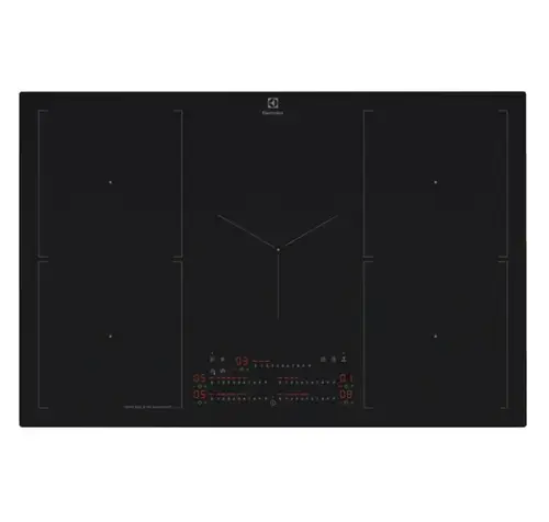 Plita incorporabila Electrolux SaphirMatt® SE EIS87553IZ, Inductie, 5 zone de gatit, Control Touch, Booster, Conectivitate hota, Timer, Detectarea vaselor, 78 cm (Negru)