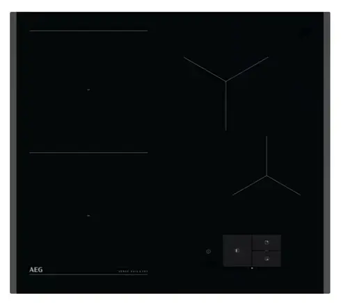 Plita incorporabila AEG 8000 SenseBoil+Fry TH64IB30FB, 60 cm, Inductie, Ecran TFT, Control touch, Booster, Wi-Fi, Timer (Negru)
