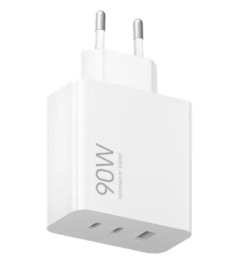 Incarcator retea Xiaomi BHR087MEU, 90W, HyperCharge, 1x USB-A, 2x USB-C (Alb)