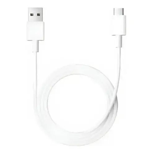 Cablu de date Xiaomi BHR087GGL, 3A, USB-A la USB Type-C, 1m (Alb)