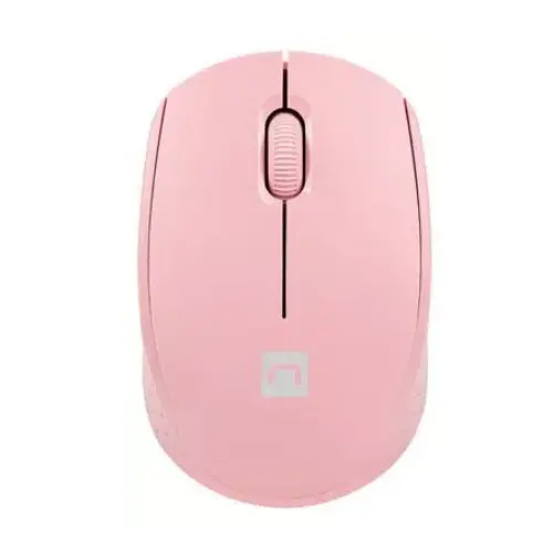 Mouse Natec NMY-2002, Wireless 2.4Ghz, USB (Roz)