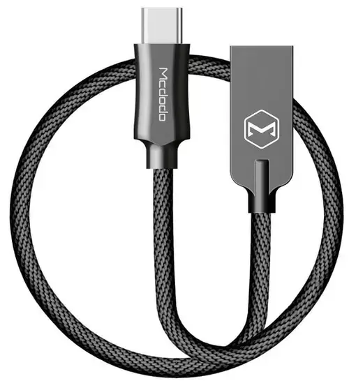 Cablu de date Mcdodo Knight CA-4392, Type-C, 1.5 m, QC4.0 (Negru)